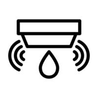 Flood Sensor Icon Design vector