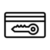 Key Card Icon Design vector