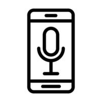 Voice Assistant Icon Design vector