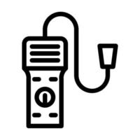 Gas Detector Icon Design vector