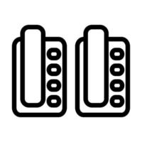 Intercom Icon Design vector