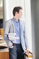 young architect business man portrait photo