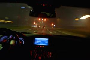 night car driving photo