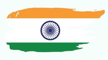 Distressed professional India flag design vector