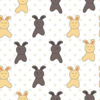 cute kids seamless pattern design vector