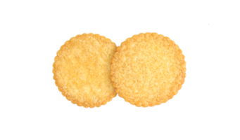 round cracker isolated on transparent background png file