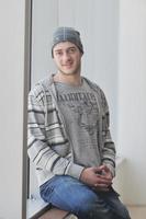 casual young man portrait photo