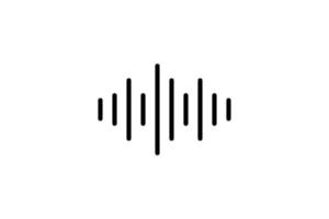 Sound Wave Music Volume Icon Symbol for Logo, Apps, Pictogram, Website or Graphic Design Element. Vector Illustration