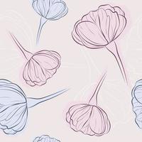 floral seamless pattern vector