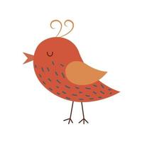 cartoon stylized bird vector