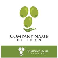 Olive logo images illustration vector