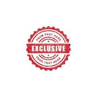 Exclusive grunge stamp seal icon vector