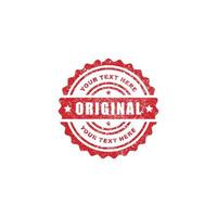 Original grunge stamp seal icon vector