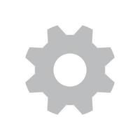 gear icon vector for website symbol icon presentation