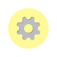 gear icon vector for website symbol icon presentation