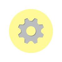 gear icon vector for website symbol icon presentation