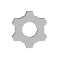 vector de icono de engranaje para presentación de icono de símbolo de sitio web