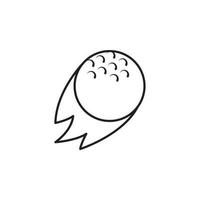 golf ball vector for website symbol icon presentation