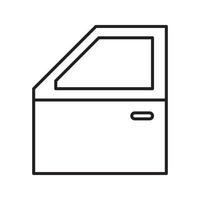 vector de coche de puerta para presentación de icono de símbolo de sitio web