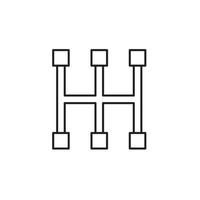 car pedal vector for website symbol icon presentation