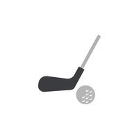 vector de palo de golf para presentación de icono de símbolo de sitio web