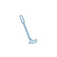 vector de palo de golf para presentación de icono de símbolo de sitio web