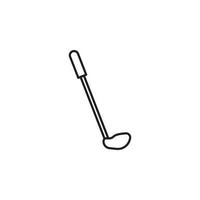 golf stick vector for website symbol icon presentation