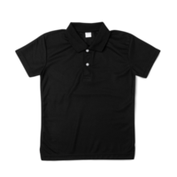 svart polo skjorta mockup, png fil