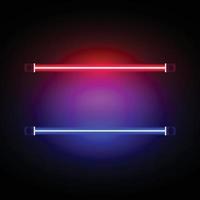 Neon with Blue and Red Sparking Color vector