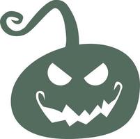 halloween  pumpkin flat design. vector