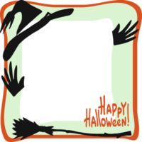 Frame for a photo card for a gift for Halloween. png