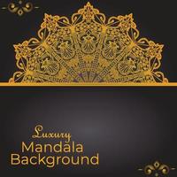 Luxury Mandala Background design template vector