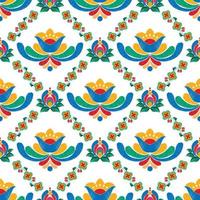 Diseño de decoración del hogar de patrones sin fisuras étnicos ikat. tela azteca alfombra boho mandalas textil decorar papel tapiz. motivo nativo tribal bordado tradicional vector fondo ilustrado