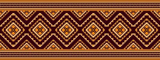 Diseño de decoración del hogar de patrones sin fisuras étnicos ikat. tela azteca alfombra boho mandalas textil decorar papel tapiz. motivo nativo tribal bordado tradicional vector fondo ilustrado