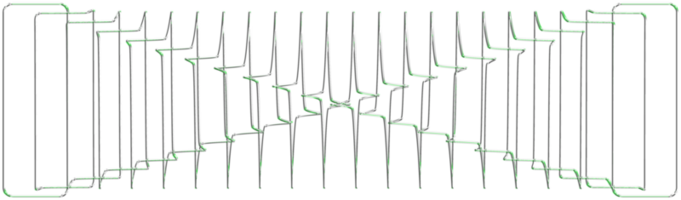 conjunto de rótulos e quadros de formas geométricas da moda, grade, wireframe, elementos de design de círculo. gradiente azul, formas abstratas com efeito 3d realista cromado. elemento de design geométrico futurista retrô png