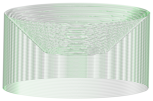 satz von trendigen geometrischen formen, etiketten und rahmen, gitter, drahtgitter, kreisgestaltungselemente. Farbverlauf blau, abstrakte Formen mit chromrealistischem 3D-Effekt. retro futuristisches geometrisches gestaltungselement png