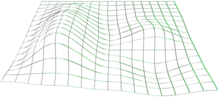 satz von trendigen geometrischen formen, etiketten und rahmen, gitter, drahtgitter, kreisgestaltungselemente. Farbverlauf blau, abstrakte Formen mit chromrealistischem 3D-Effekt. retro futuristisches geometrisches gestaltungselement png