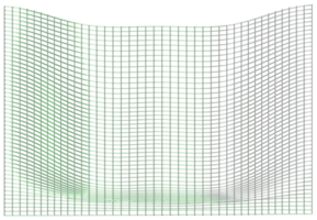 conjunto de etiquetas y marcos de formas geométricas de moda, cuadrícula, estructura alámbrica, elementos de diseño circular. azul degradado, formas abstractas con efecto 3d cromado realista. elemento de diseño geométrico retro futurista png