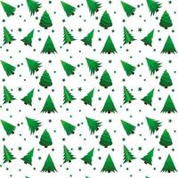 Christmas tree wallpaper background  seamless pattern vector