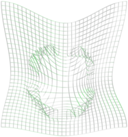 uppsättning av trendig geometrisk former etiketter och ramar, rutnät, trådram, cirkel design element. lutning blå, abstrakt former med krom realistisk 3d effekt. retro trogen geometrisk design element png