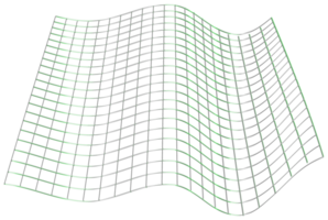 impostato di di moda geometrico forme etichette e cornici, griglia, wireframe, cerchio design elementi. pendenza blu, astratto forme con cromo realistico 3d effetto. retrò futuristico geometrico design elemento png