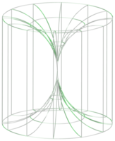 conjunto de rótulos e quadros de formas geométricas da moda, grade, wireframe, elementos de design de círculo. gradiente azul, formas abstratas com efeito 3d realista cromado. elemento de design geométrico futurista retrô png