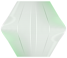 ensemble d'étiquettes et de cadres de formes géométriques à la mode, grille, filaire, éléments de conception de cercle. dégradé bleu, formes abstraites avec effet 3d réaliste chromé. élément de design géométrique futuriste rétro png