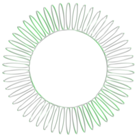 ensemble d'étiquettes et de cadres de formes géométriques à la mode, grille, filaire, éléments de conception de cercle. dégradé bleu, formes abstraites avec effet 3d réaliste chromé. élément de design géométrique futuriste rétro png