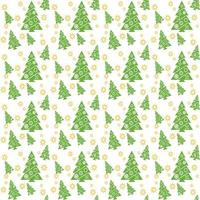 Christmas tree wallpaper background seamless pattern. paper fabric wrapping seamless Xmas. vector