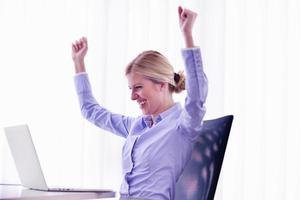 business woman at  office photo