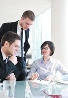 group of business people at meeting photo