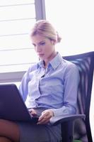 business woman at  office photo