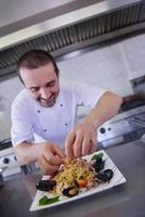 chef preparing food photo