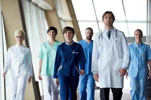 doctors team walking photo